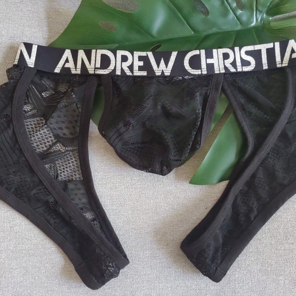 Andrew Christian Lace Thong Garter